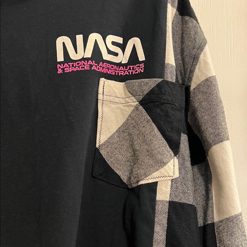 Upcycled NASA Neon Astronaut Top - Picture 2 of 8